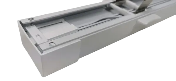 LCB LED  LED Retrofit Lijnverlichting + NOOD module - DIP switch 50W - 150W - 180 lm/w -  CCT 3000K / 4000K / 5000K - inclusief sensor base (sensor ready, excl. sensor) - aluminium behuizing - PC (polycarbonaat) -  90 graden - HACCP