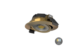LCB LED LED Inbouwspot IP65 - 82MM Goud Messing - 6W 580Lm  - CCT 827 - 830 - 840 Multi Color Switch | Zaagmaat 67MM Triac Dimbaar - Inclusief Lasdoos LCB LED LED Inbouwspot IP65 - 82MM Goud Messing - 6W 580Lm  - CCT 827 - 830 - 840 Multi Color Switch | Zaagmaat 67MM Triac Dimbaar - Inclusief Lasdoos