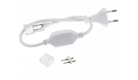 LCB LED Europe Lichtslang V3 - 7MM Toebehoren | Aansluitstekker - Voeding met eurostekker 230v - Incl. Eind kap LCB LED Europe Lichtslang V3 - 7MM Toebehoren | Aansluitstekker - Voeding met eurostekker 230v - Incl. Eind kap