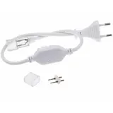LCB LED Europe  Lichtslang V3 - 9MM Toebehoren | Aansluitstekker - Voeding met eurostekker 230v - Incl. Eind kap