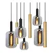 LED Plafondlamp Hanglamp - JOANET Ovaal 9-Lichts - Zwart Goud Messing – Dimbaar – 130x35 cm | Designlamp 6x E27 3x GU10 Fitting LED Plafondlamp Hanglamp - JOANET Ovaal 9-Lichts - Zwart Goud Messing – Dimbaar – 130x35 cm | Designlamp 6x E27 3x GU10 Fitting
