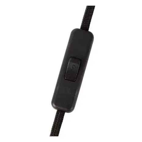 LED Tafellamp - TACHINA – Hout & Linnen – 1x E14 Fitting – Ø15cm – Niet dimbaar – Geschikt voor LED – Binnenverlichting – Natuurlijke look