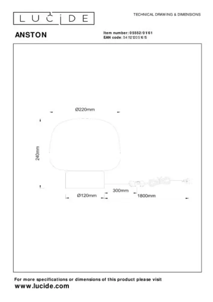 Lucide LED Tafellamp - ANSTON - Ø22cm – Opaal Glas – E14 Fitting – Geschikt voor LED – Binnenverlichting – Moderne Woonkamerlamp Lucide LED Tafellamp - ANSTON - Ø22cm – Opaal Glas – E14 Fitting – Geschikt voor LED – Binnenverlichting – Moderne Woonkamerlamp