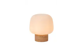 LED Tafellamp - ANSTON - Ø22cm – Opaal Glas – E14 Fitting – Geschikt voor LED – Binnenverlichting – Moderne Woonkamerlamp LED Tafellamp - ANSTON - Ø22cm – Opaal Glas – E14 Fitting – Geschikt voor LED – Binnenverlichting – Moderne Woonkamerlamp