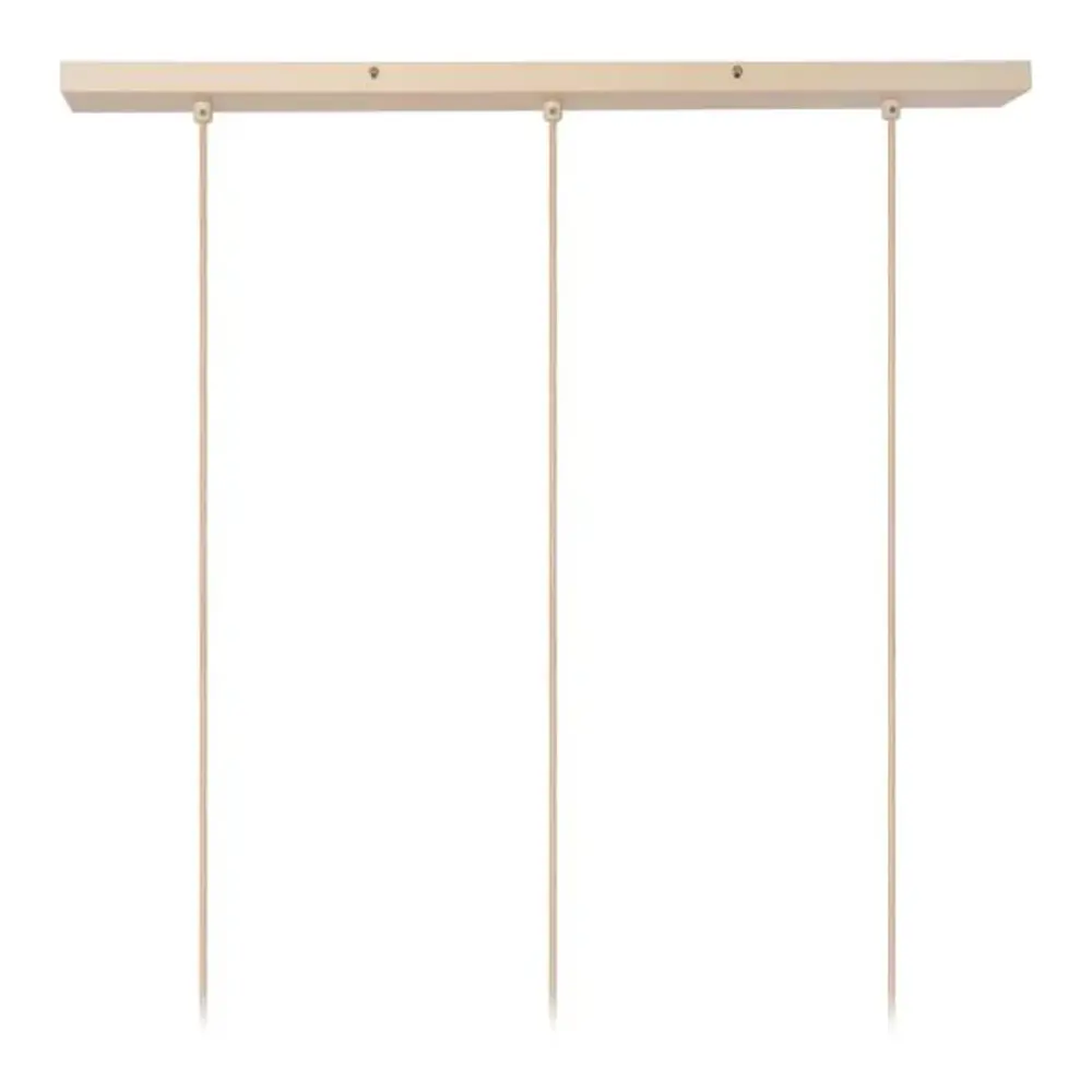 Lucide LED Tafellamp - CORINA - 3xE27 - Verstelbaar - Geschikt voor LED - Dimbaar - L90xB22xH185cm - Crème - Textiel - Binnenverlichting