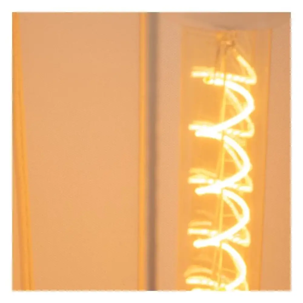 Lucide LED Tafellamp - CORINA - 3xE27 - Verstelbaar - Geschikt voor LED - Dimbaar - L90xB22xH185cm - Crème - Textiel - Binnenverlichting