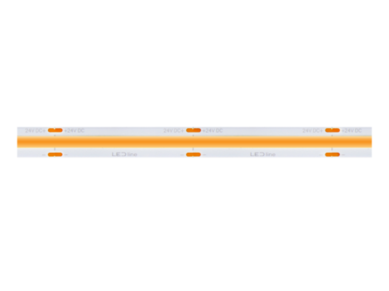 LED line LED Strip Lichtlijn - 30m - 10mm breed - 24V 18W/M - 2400 Chips p/m - COB - 2700K - IP20 LED line LED Strip Lichtlijn - 30m - 10mm breed - 24V 18W/M - 2400 Chips p/m - COB - 2700K - IP20