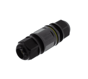 Spectrum voor de installateur Waterdichte Kabelverbinder IP68 - PRO LINE - Zwart 3-polig | Voor 0.5 tot 2.5mm² Kabels – 2 of 3 Aderig – Ø 6-11mm – Easy Connect