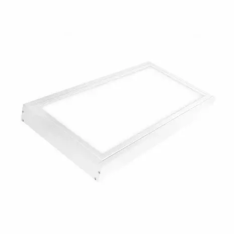 LCB LED Europe LED paneel opbouw - 60x30cm Framesysteem - Wit aluminium - 5cm hoog incl. schroeven LCB LED Europe LED paneel opbouw - 60x30cm Framesysteem - Wit aluminium - 5cm hoog incl. schroeven
