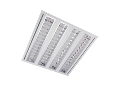 Macbright LED Paneel Dimbaar - Louvre Mat Alu - 60x60cm -  27W 3300Lm  - 4000K 840 Koel Wit | DALI Dimbaar - GST18/5 PB