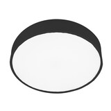 Macbright LED Plafond / Wandlamp Bulkhead IP20 - EXAL Zwart 400MM  - 18W 2200Lm - 4000k 840 Koel wit | IK08 - 5 jaar garantie