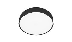 Macbright LED Nood Plafond / Wandlamp Bulkhead IP20 - EXAL Zwart 400MM  - 18W 2200Lm - 4000k 840 Koel wit | IK08 - 3 jaar garantie