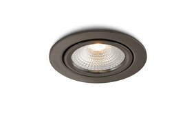 LCB LED LED Inbouwspot 85mm - IP54 Gun Metal - 5W 450lm -  2700K Warm wit |  Geschikt voor badkamer Zaagmaat 75mm - Dimbaar 230v LCB LED LED Inbouwspot 85mm - IP54 Gun Metal - 5W 450lm -  2700K Warm wit |  Geschikt voor badkamer Zaagmaat 75mm - Dimbaar 230v