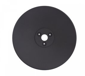 Opbouwplaat - Piatta 12W - 240x30 - Zwart Rond -Geschikt voor LED Wandlamp PIATTA 12W