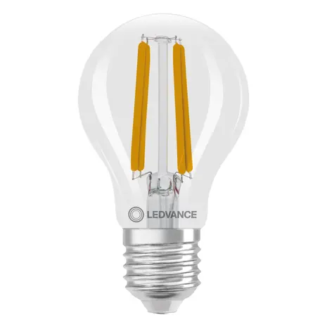 Ledvance Zakelijk: Professionele LED Verlichting & Armaturen | voor de installateur LED Lamp - Classic A40 Filament - E27 - 2.2W - Dimbaar - Energieklasse A - 827 - Helder