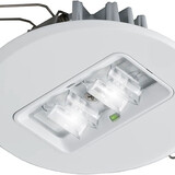 VanLien Noodverlichting: Vluchtwegsignalering  voor de installateur LED Noodverlichting Inbouw armatuur IP42 - 100MM Wit Antipaniek - 2W 5000K | Ronde Lens - Zelftest - Zaagmaat 68MM - Type EVA-R-DLI