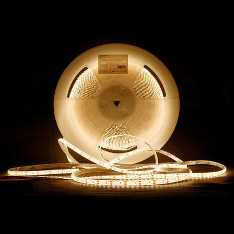 Modee Lighting LED strip  12V IP65 - 20 Meter 44W  - 9,6W 120Lm/ w - 4000K 840 Koel wit | 8MM - 2 jaar garantie Modee Lighting LED strip  12V IP65 - 20 Meter 44W  - 9,6W 120Lm/ w - 4000K 840 Koel wit | 8MM - 2 jaar garantie
