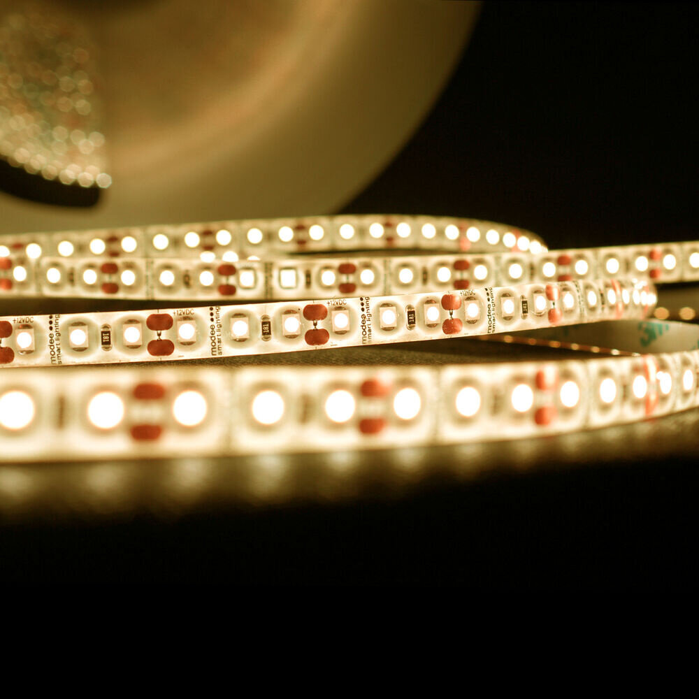 Modee Lighting LED strip  12V IP65 - 20 Meter 44W  - 9,6W 120Lm/ w - 4000K 840 Koel wit | 8MM - 2 jaar garantie Modee Lighting LED strip  12V IP65 - 20 Meter 44W  - 9,6W 120Lm/ w - 4000K 840 Koel wit | 8MM - 2 jaar garantie