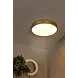 Lucide LED Plafondlamp - Unar Goud - 395MM - 24W 1550Lm - 2700K 827 Warm Wit  | Step Dim - Dimbaar in 3 stappen