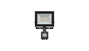 Spectrum voor de installateur LED schijnwerper met sensor - 20W IP44 - Lichtkleur optioneel - 3 jaar garantie