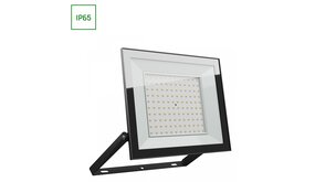 Spectrum voor de installateur LED Breedstraler Noctis Zwart 100W 8700lm 100D - 840 Koel Wit | IP65 - Asymmetrisch