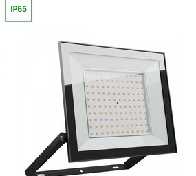 Spectrum voor de installateur LED Breedstraler Noctis Zwart 100W 8700lm 100D - 840 Koel Wit | IP65 - Asymmetrisch