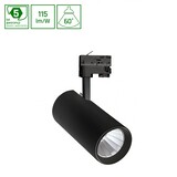 Spectrum LED Railspot 3-Fase Branta Zwart 27W 3105lm 60D - 930 Warm Wit | Beste Kleurweergave | 5 jaar garantie Spectrum LED Railspot 3-Fase Branta Zwart 27W 3105lm 60D - 930 Warm Wit | Beste Kleurweergave | 5 jaar garantie