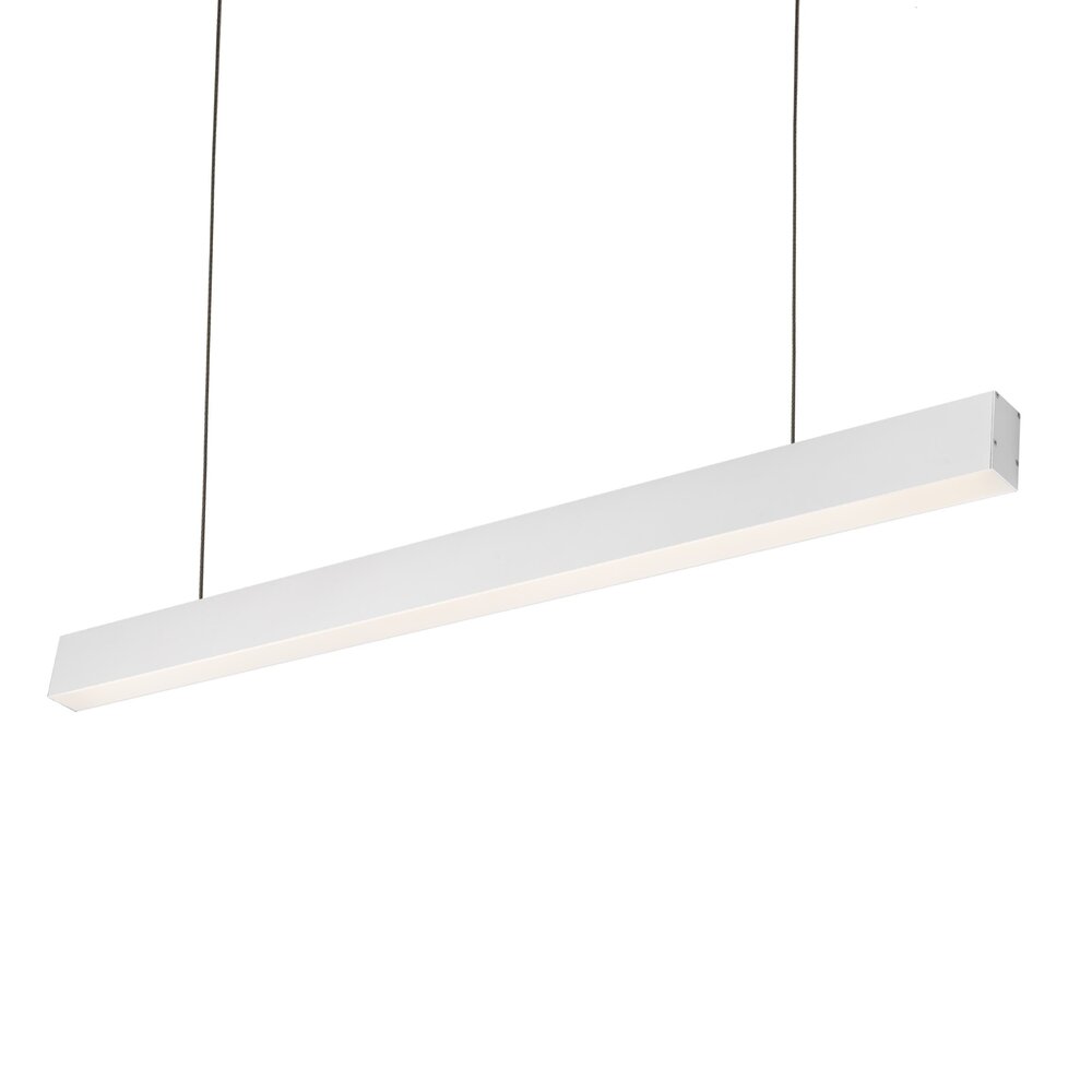 Spectrum voor de installateur LED Pendelarmatuur 112CM - Wit Allday - 35W 5075Lm - 4000K 940 Koel Wit | UGR19 Prisma - 1120x74x44mm - 5 jaar garantie