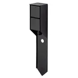 KS VERLICHTING Buitenstopcontact Dubbel 2x230V – Waterdicht IP44 – Tuin Stekkerdoos met Grondpin – 38cm  | Geschikt voor Buitengebruik - 38cm Hoog