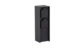 KS VERLICHTING Tuinstopcontact - Dubbel - Charge 2 - IP44 - RVS - Zwart - 220-240V - Geschikt voor Buiten gebruik - Hoogte 23cm KS VERLICHTING Tuinstopcontact - Dubbel - Charge 2 - IP44 - RVS - Zwart - 220-240V - Geschikt voor Buiten gebruik - Hoogte 23cm