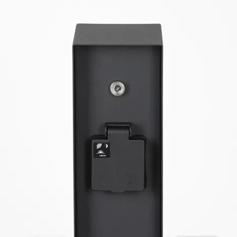 KS VERLICHTING Tuinstopcontact - Charge 3 - 3 Stopcontacten - IP44 - RVS - Zwart - Met Schemersensor - Geschikt voor Buiten gebruik KS VERLICHTING Tuinstopcontact - Charge 3 - 3 Stopcontacten - IP44 - RVS - Zwart - Met Schemersensor - Geschikt voor Buiten gebruik