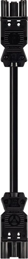 Wieland Wieland  GST18i3 Koppelsnoer 3-polig - 3x1,5 MM² |  2 meter - zwart - Male naar Female - Type 92.232.2000.1