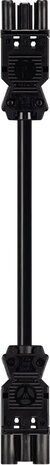 Wieland Wieland  GST18i3 Koppelsnoer 3-polig - 3x1,5 MM² |  2 meter - zwart - Male naar Female - Type 92.232.2000.1