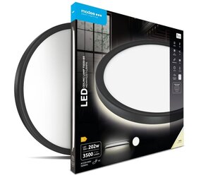 Modee Lighting LED Plafondlamp - Zwart - Rond - 30W 3500lm - 4000K 840 | D480x28mm