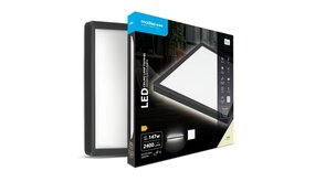 Modee Lighting LED Plafondlamp - Zwart - Vierkant - 18W 2400lm - 4000K 840 | 293x293x28mm Modee Lighting LED Plafondlamp - Zwart - Vierkant - 18W 2400lm - 4000K 840 | 293x293x28mm