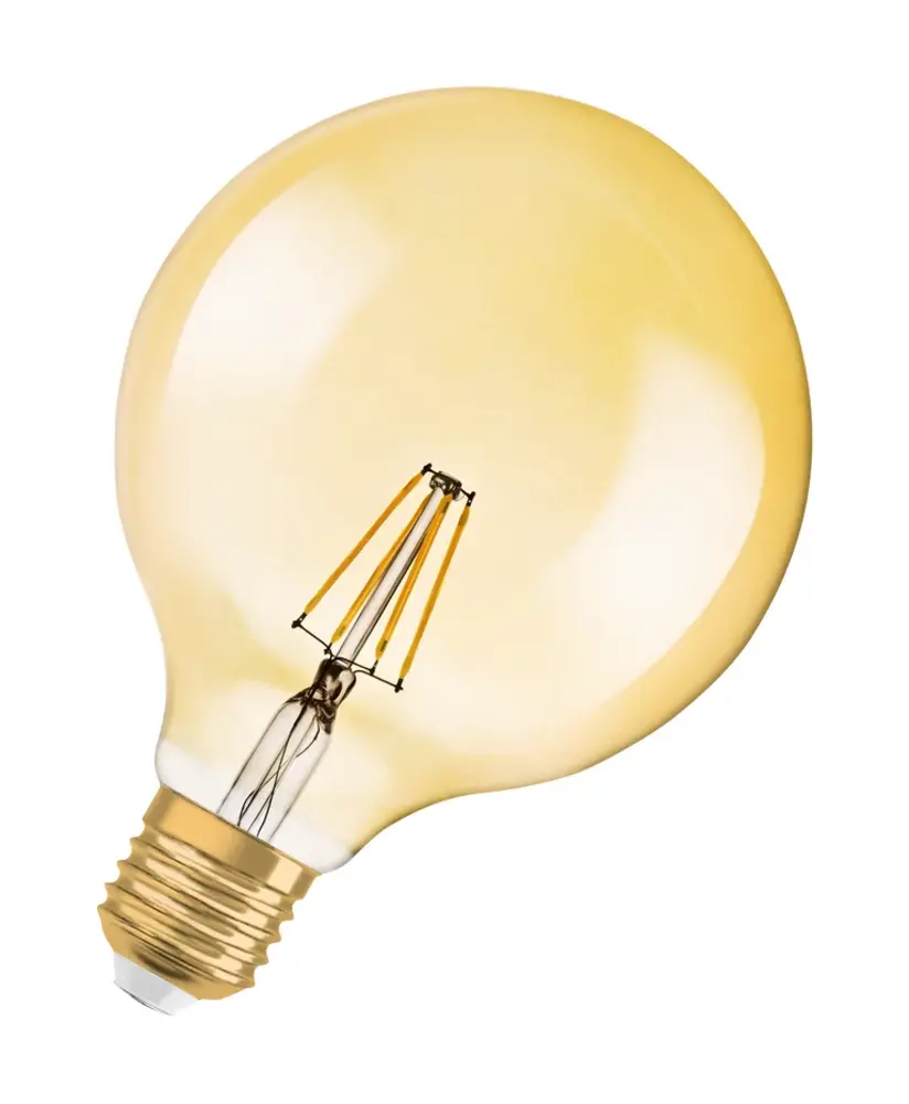 Ledvance LED Lamp - E27 - Filament - 6.5W 720lm - 2400K Extra Warm Wit Licht | Vintage 1906 Globe 52
