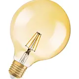 Ledvance Zakelijk: Professionele LED Verlichting & Armaturen LED Lamp - E27 - Dimbare Filament  Vintage Globe 55 - 6.5W 725lm - 2400K Extra Warm Wit Licht |  Vintage Globe 55