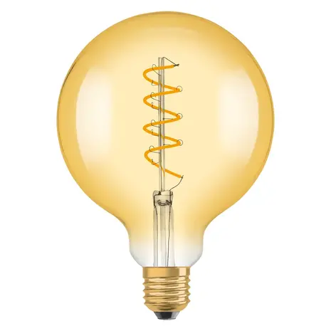 Ledvance LED Lamp - E27 - Filament - 4W 300lm - 2000K Extra Warm Wit Licht | Vintage 1906 Globe 28 Ledvance LED Lamp - E27 - Filament - 4W 300lm - 2000K Extra Warm Wit Licht | Vintage 1906 Globe 28