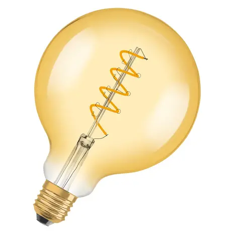Ledvance LED Lamp - E27 - Filament - 4W 300lm - 2000K Extra Warm Wit Licht | Vintage 1906 Globe 28 Ledvance LED Lamp - E27 - Filament - 4W 300lm - 2000K Extra Warm Wit Licht | Vintage 1906 Globe 28