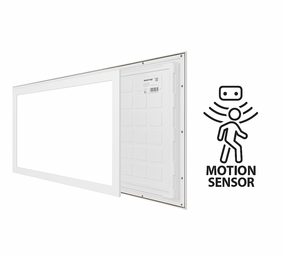 LCB LED Europe  LED Paneel backlit  - Build-in Sensor - 36W 3960Lm - 4000K 840 Koel Wit | 120x30cm - MV Sensor - UGR22 Opaal  - 5 Jaar garantie