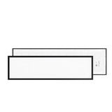 LCB LED LED Paneel backlit  - Premium Zwart - 36W 3960Lm - CCT 830-840-860 Multi Color Switch | 120x30cm - UGR19 Prisma LCB LED LED Paneel backlit  - Premium Zwart - 36W 3960Lm - CCT 830-840-860 Multi Color Switch | 120x30cm - UGR19 Prisma