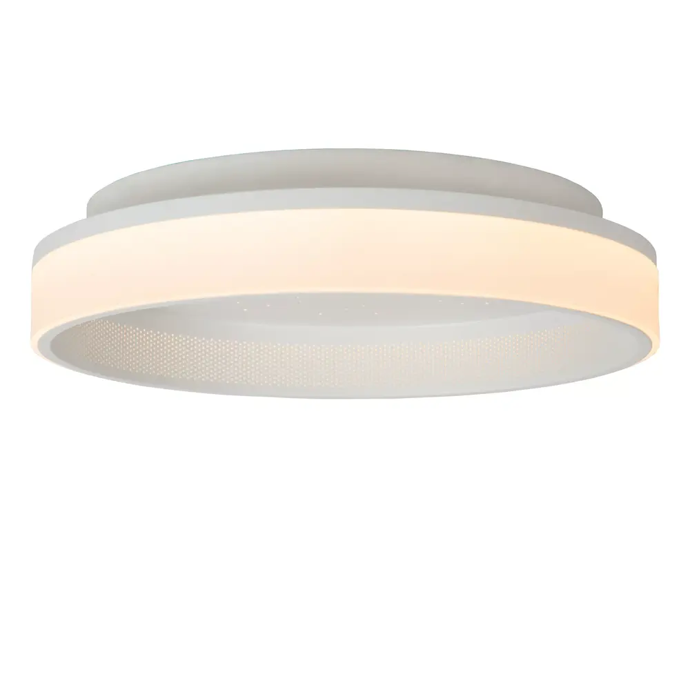 Lucide LED Plafonnière - Ø 40cm - 27W - LED 3 StepDim - 2500K/3000K - Wit | ESTREJA Sterrenhemel