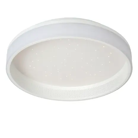 Lucide LED Plafonnière - Ø 40cm - 27W - LED 3 StepDim - 2500K/3000K - Wit | ESTREJA Sterrenhemel