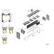 Opbouw LED Profiel LINEA20 - 53mm - 2000mm Lengte - Wit Gelakt (RAL9003) - Aluminium - Max. LED Breedte 20mm Opbouw LED Profiel LINEA20 - 53mm - 2000mm Lengte - Wit Gelakt (RAL9003) - Aluminium - Max. LED Breedte 20mm
