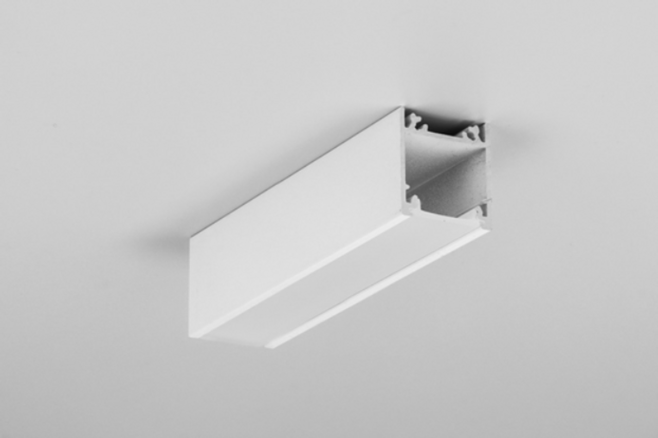 LCB LED Europe Opbouw LED Profiel LINEA20 - 53mm - 2000mm Lengte - Wit Gelakt (RAL9003) - Aluminium - Max. LED Breedte 20mm LCB LED Europe Opbouw LED Profiel LINEA20 - 53mm - 2000mm Lengte - Wit Gelakt (RAL9003) - Aluminium - Max. LED Breedte 20mm