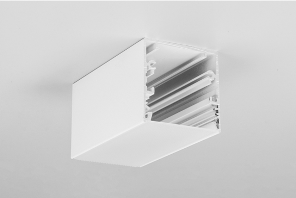 LED line verlichting - Betaalbare Professionele LED Oplossingen Opbouw LED Profiel LINEA20 - 53mm - 2000mm Lengte - Wit Gelakt (RAL9003) - Aluminium - Max. LED Breedte 20mm - Copy