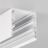 LED line verlichting - Betaalbare Professionele LED Oplossingen Opbouw LED Profiel Phil53 - 53mm - 2000mm Lengte - Wit Gelakt (RAL9003) - Aluminium - Max. LED Breedte 20mm