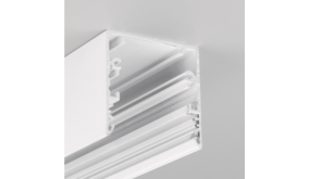 LED line verlichting - Betaalbare Professionele LED Oplossingen Opbouw LED Profiel Phil53 - 53mm - 2000mm Lengte - Wit Gelakt (RAL9003) - Aluminium - Max. LED Breedte 20mm