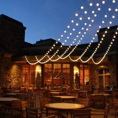 Kobi Prikkabel lichtslinger 10m - incl. 10x 1W E27 LED lamp Kobi Prikkabel lichtslinger 10m - incl. 10x 1W E27 LED lamp