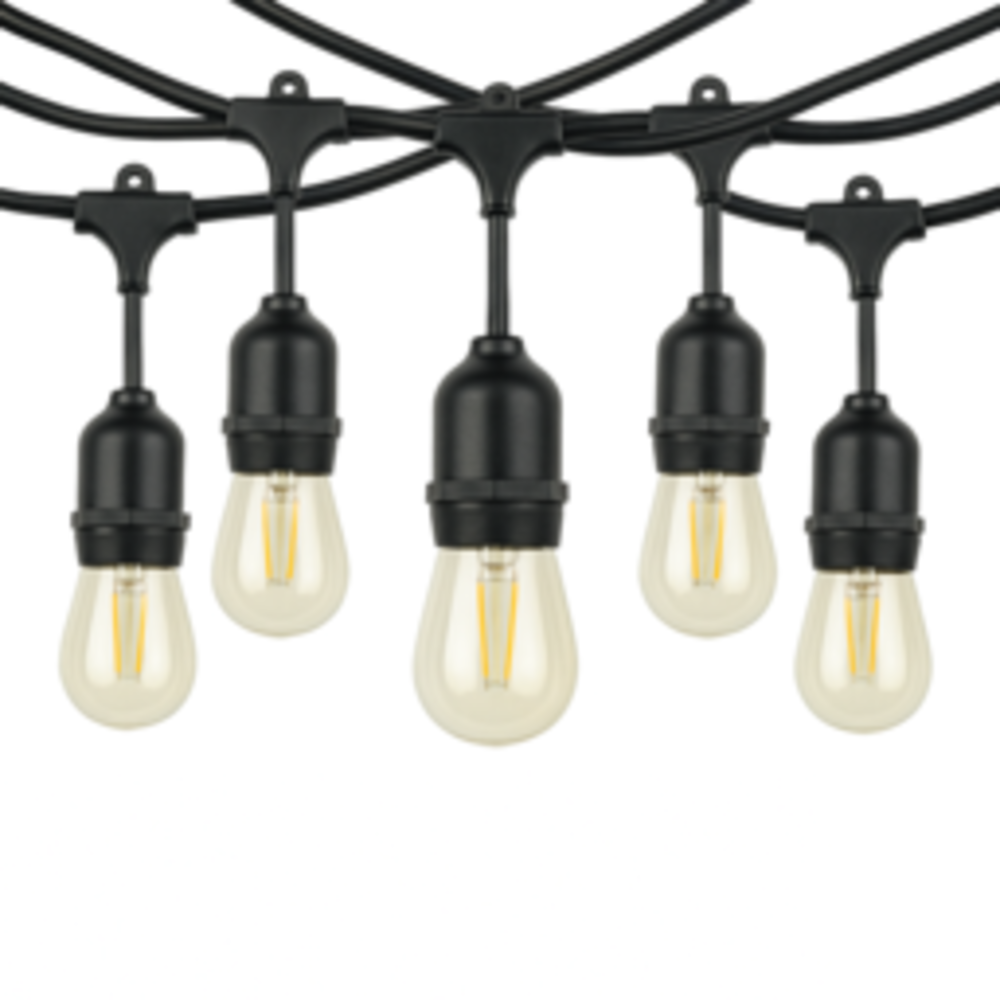 Kobi Prikkabel lichtslinger 10m - incl. 10x 1W E27 LED lamp Kobi Prikkabel lichtslinger 10m - incl. 10x 1W E27 LED lamp